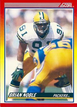 Brian Noble Green Bay Packers 1990 Score NFL #268